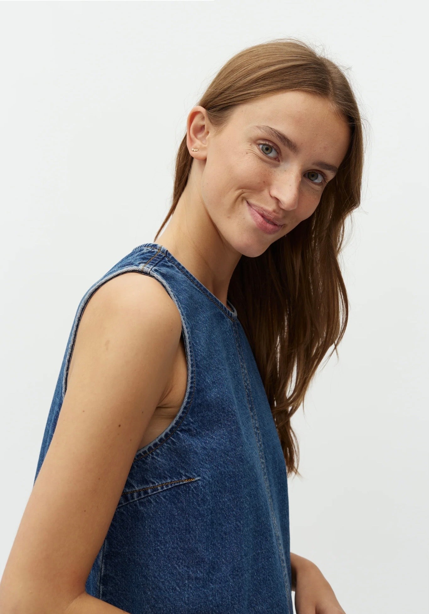 MbyM - Rhiann Dress, Vintage Blue Wash