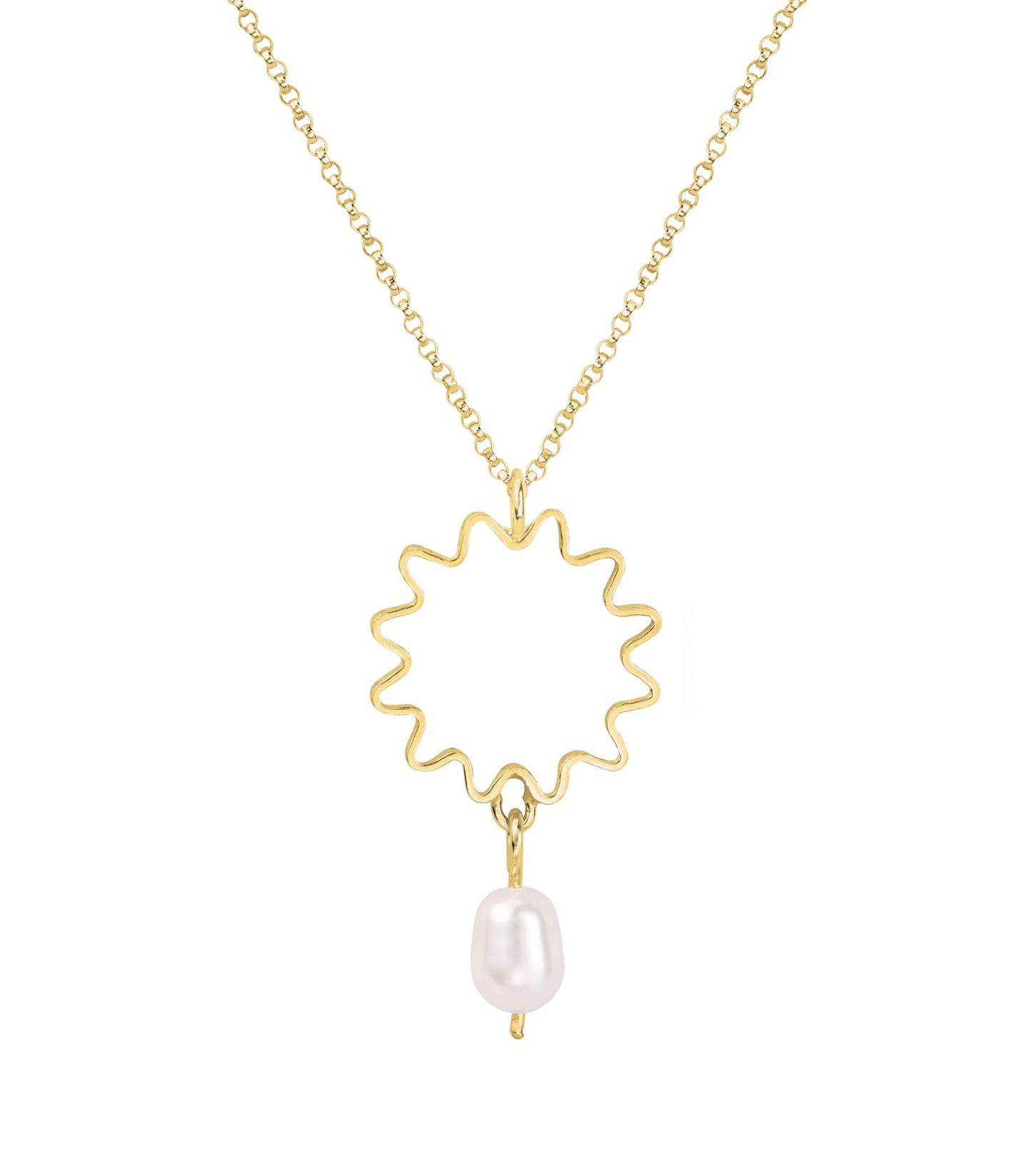 Olivia Taylor Mini Pearl Pendant - Gold