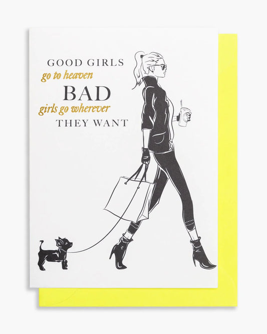 Cardsome Good Girls Bad Girls A6 Card