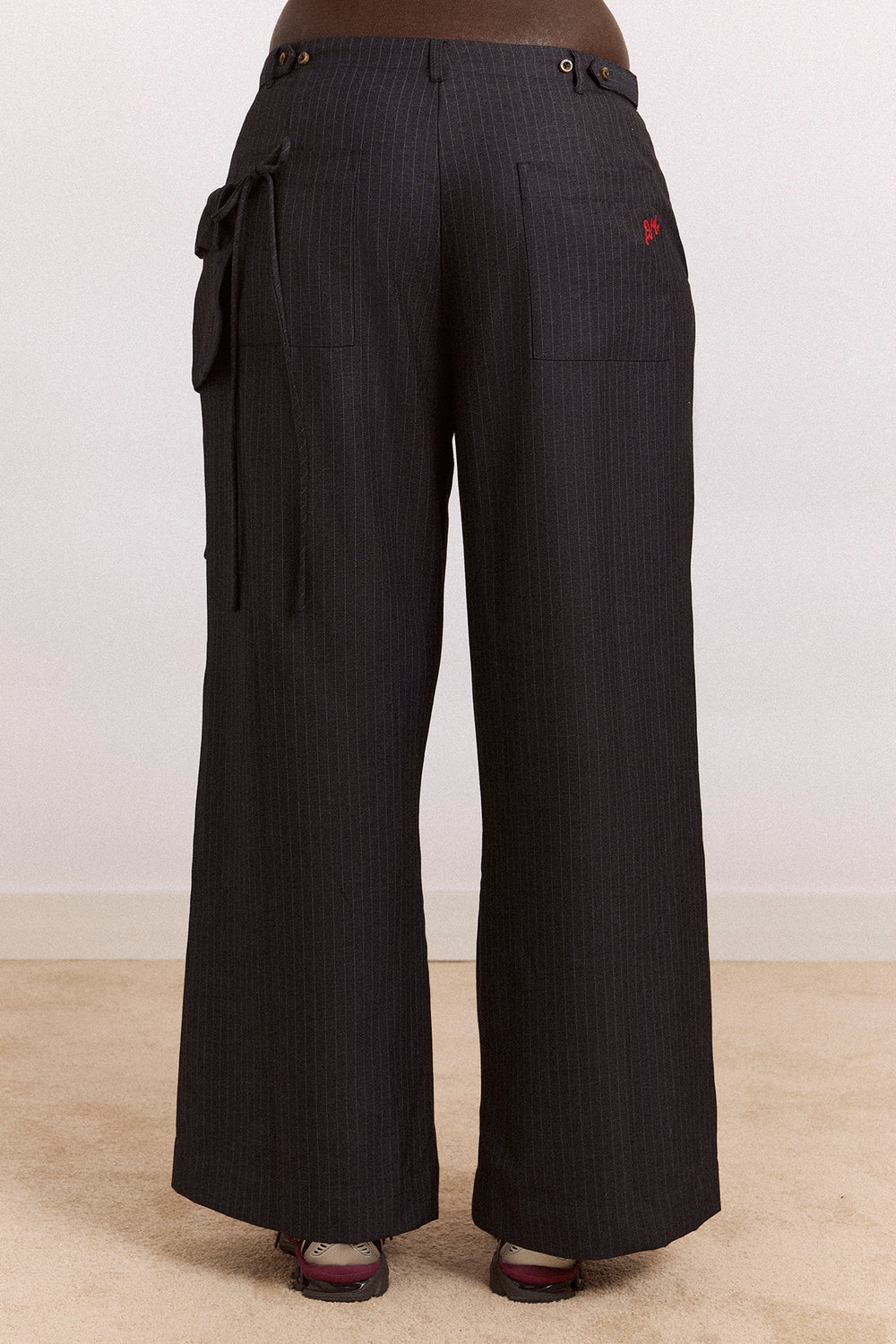 Damson Madder - Tatianna Trouser, Pinstripe