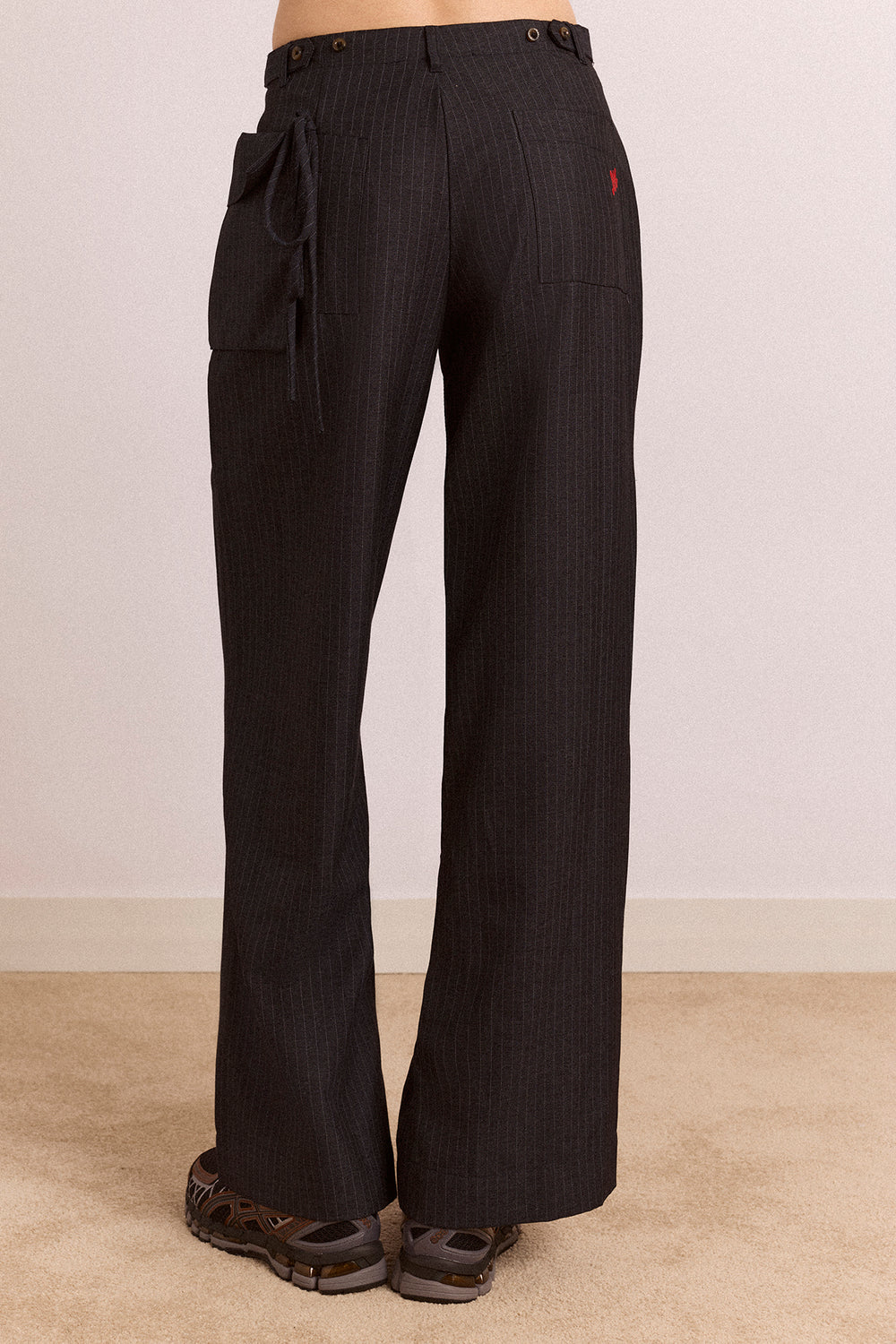 Damson Madder - Tatianna Trouser, Pinstripe