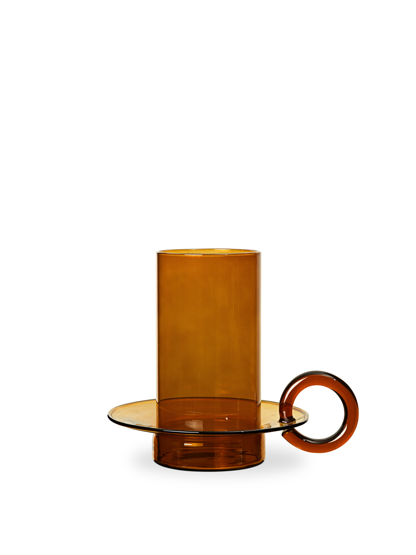 Ferm Living Luce Candle Holder - Amber