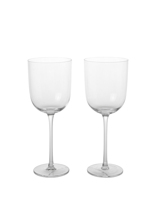 Ferm Living Host Red Wine Glasses Clear - Set of 2