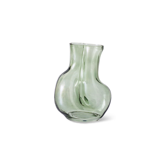 HKLIVING - Gleam Glass Vase, Olive