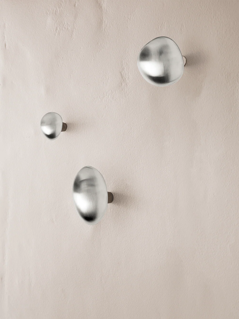 Ferm Living - Mushroom Hook, Brushed Stainless Steel