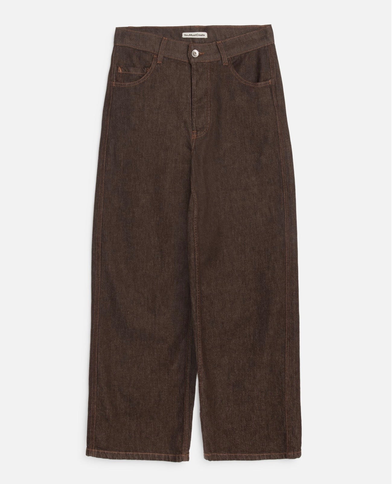 YMC - Replacement Jean, Brown Denim