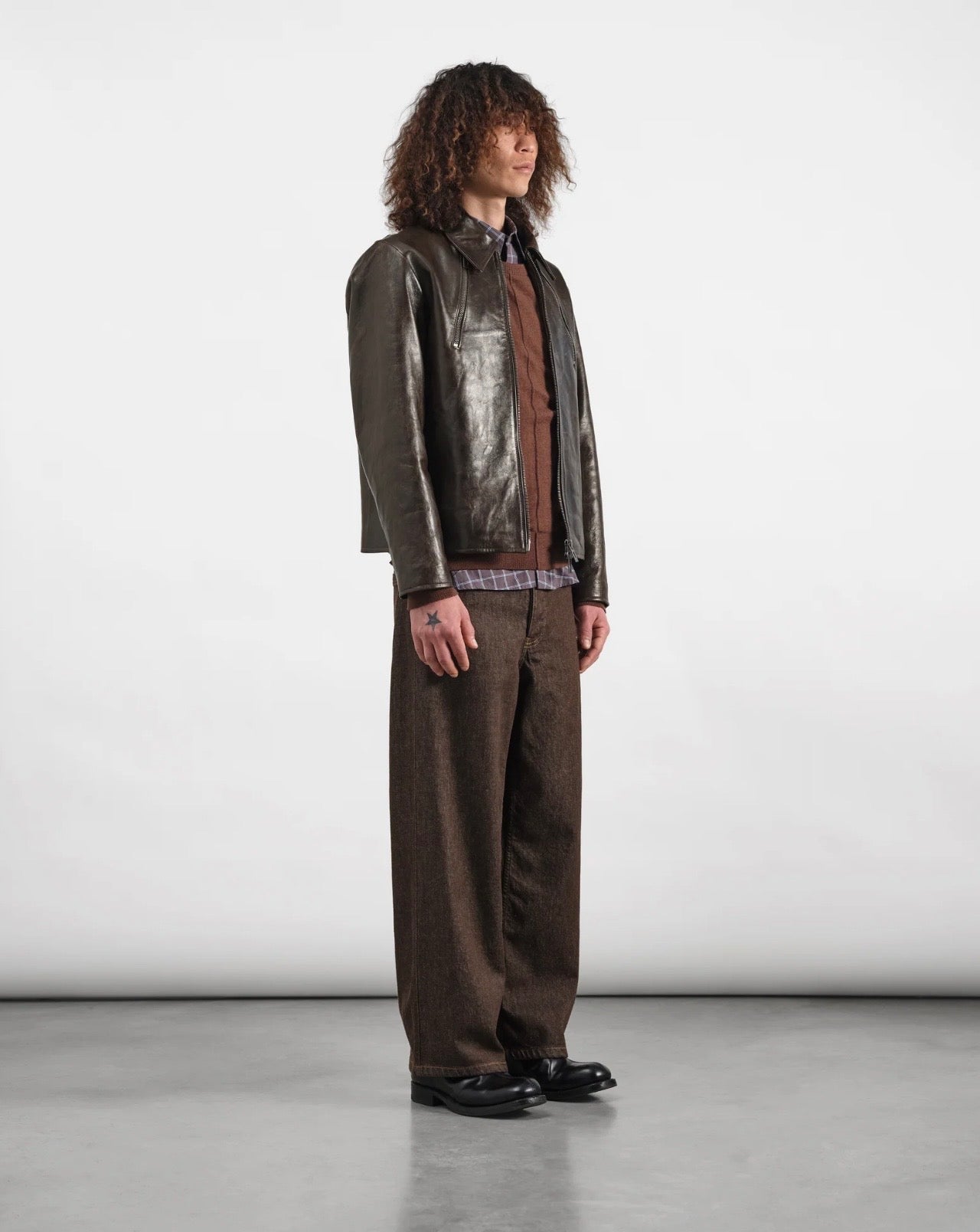 YMC - Replacement Jean, Brown Denim