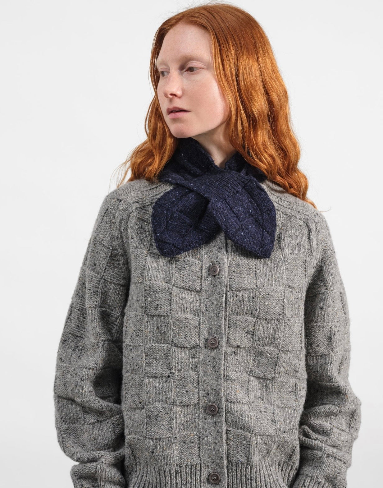YMC - Slot Scarf, Navy