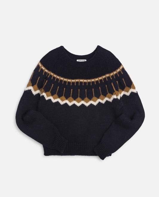 YMC - Mini Jeepser Knit, Navy Multi