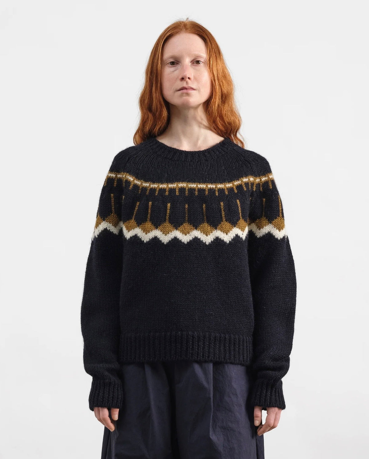 YMC - Mini Jeepser Knit, Navy Multi