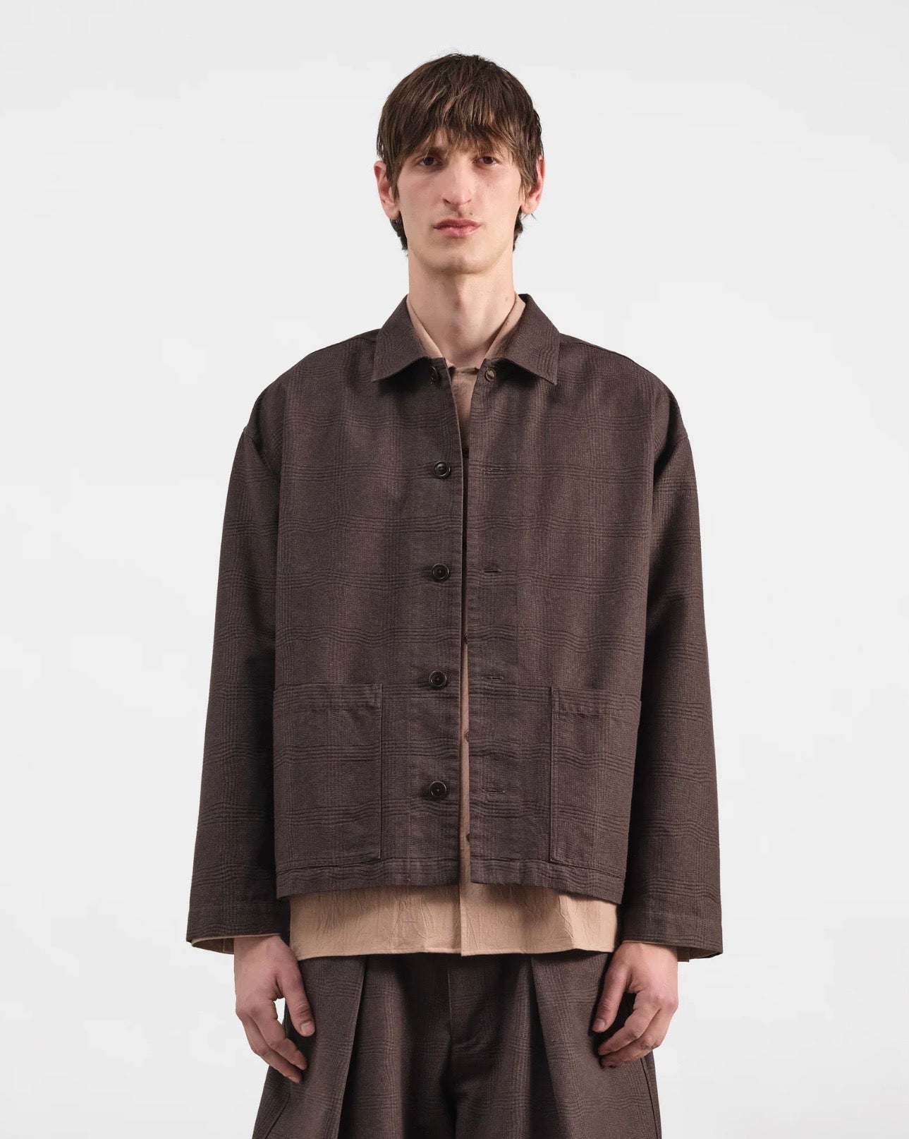 YMC - PJ Overshirt, Brown