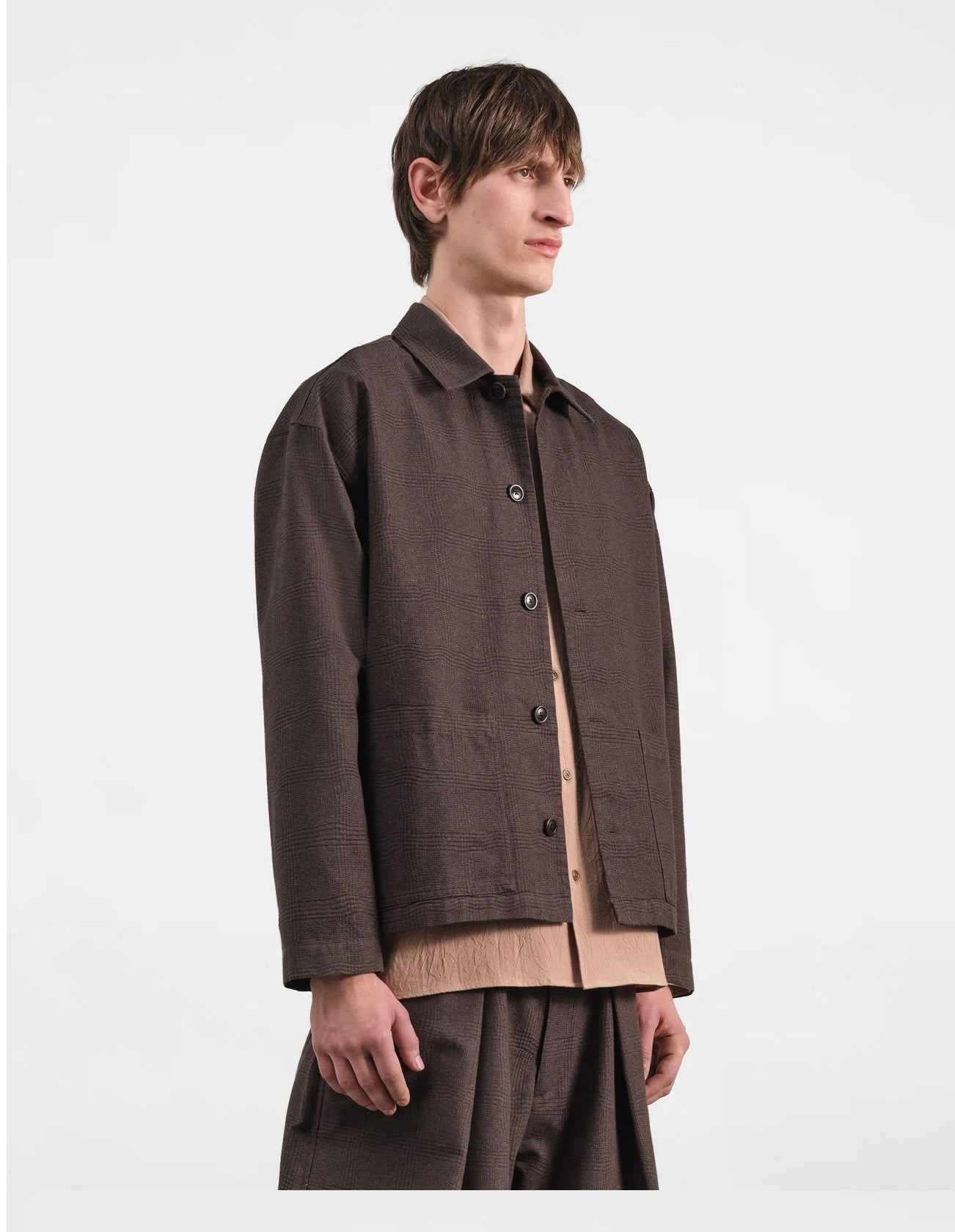 YMC - PJ Overshirt, Brown