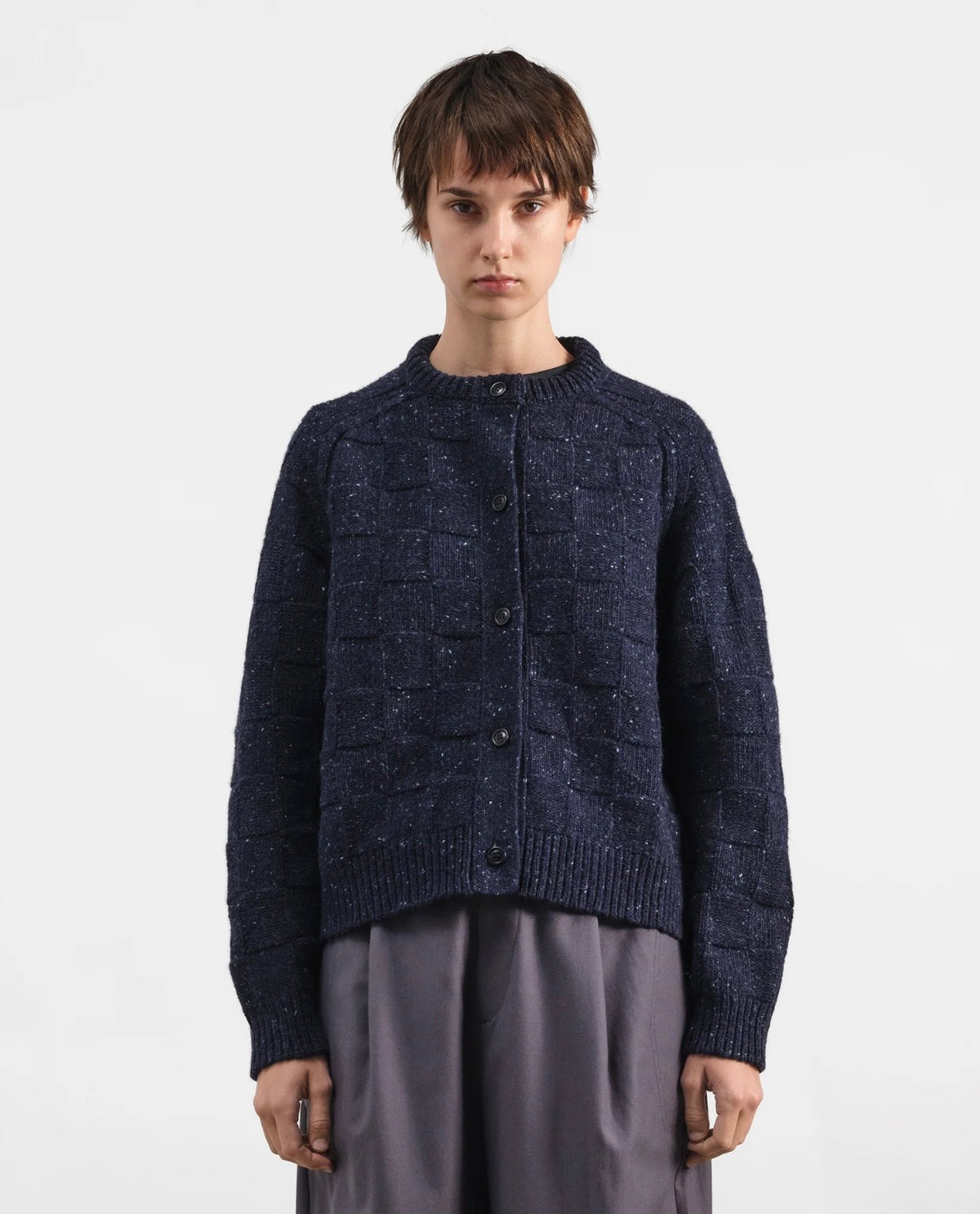 YMC - Atomic Cardigan, Navy