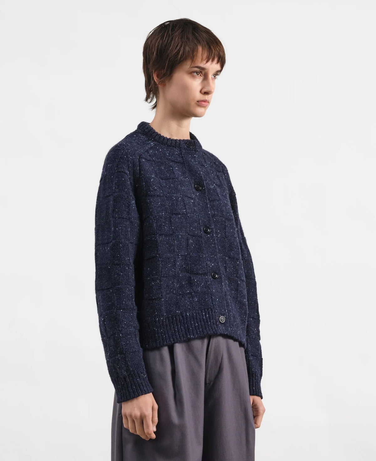 YMC - Atomic Cardigan, Navy