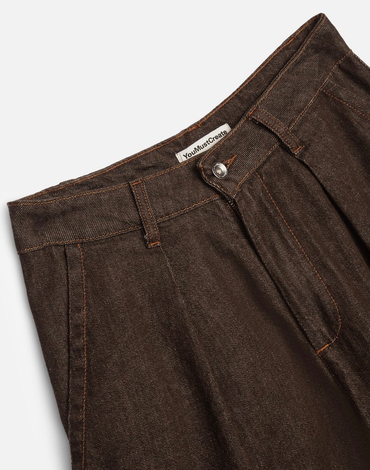 YMC - Deadbeat Trouser, Brown Denim