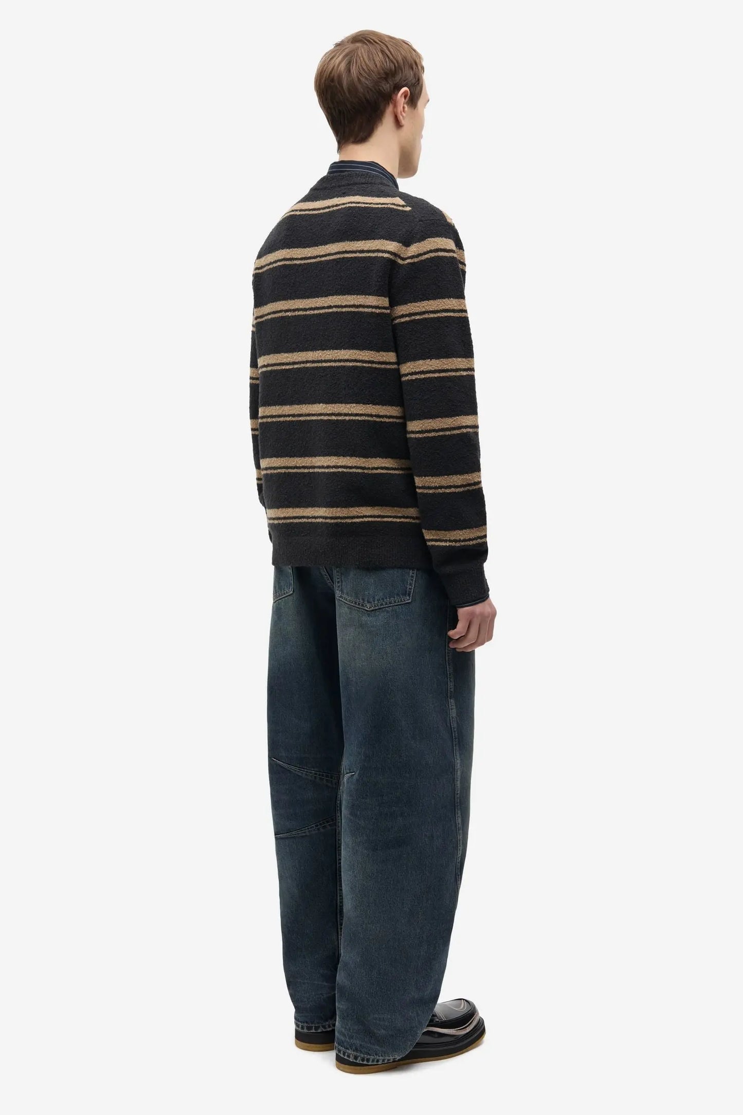 Samsøe Samsøe - Sanino Sweater, Lead Gray Stripe