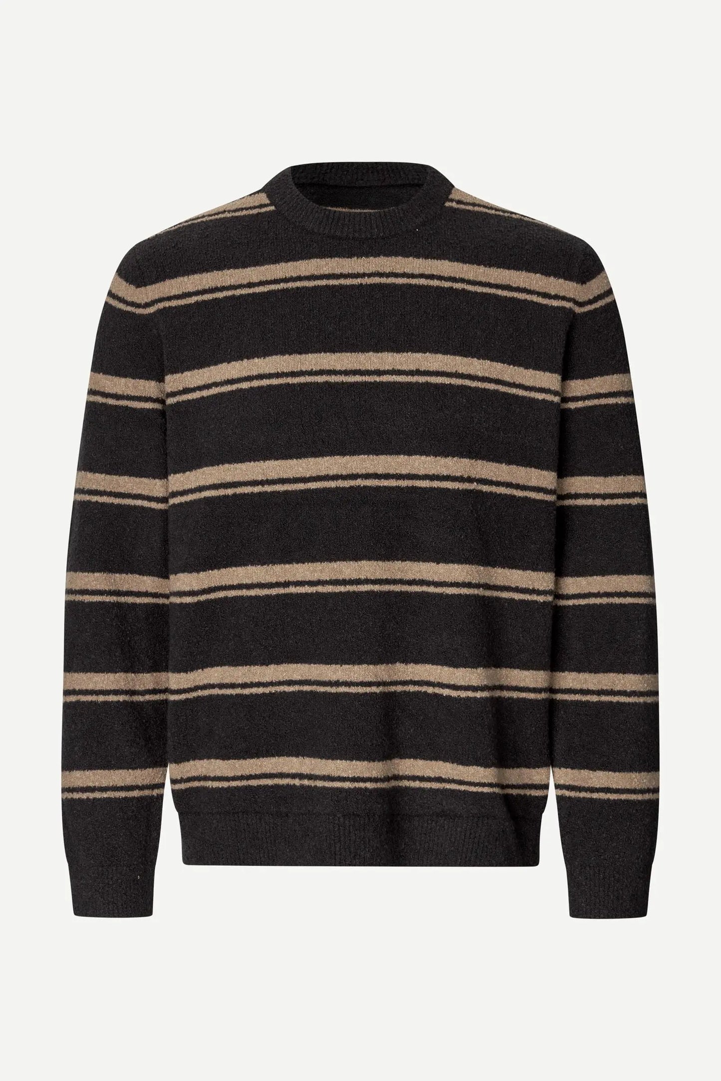 Samsøe Samsøe - Sanino Sweater, Lead Gray Stripe