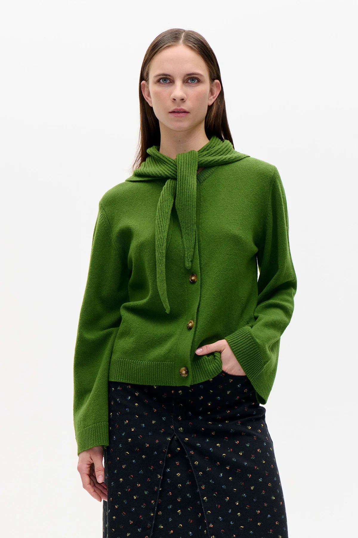Baum und Pferdgarten - Clarine Knit, Herb Garden Green