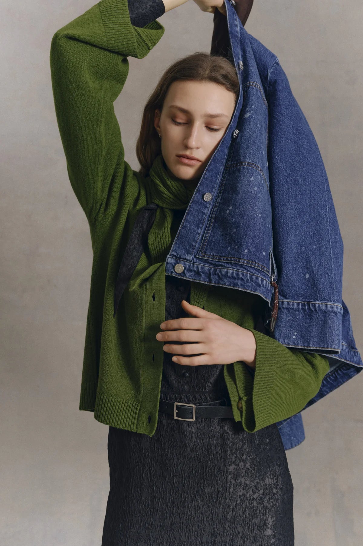 Baum und Pferdgarten - Clarine Knit, Herb Garden Green