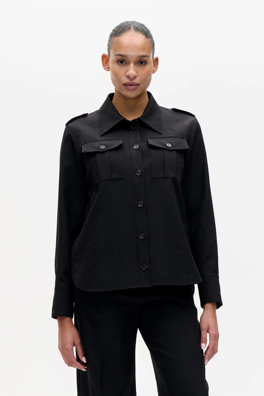 Baum und Pferdgarten - Meva Shirt, Black
