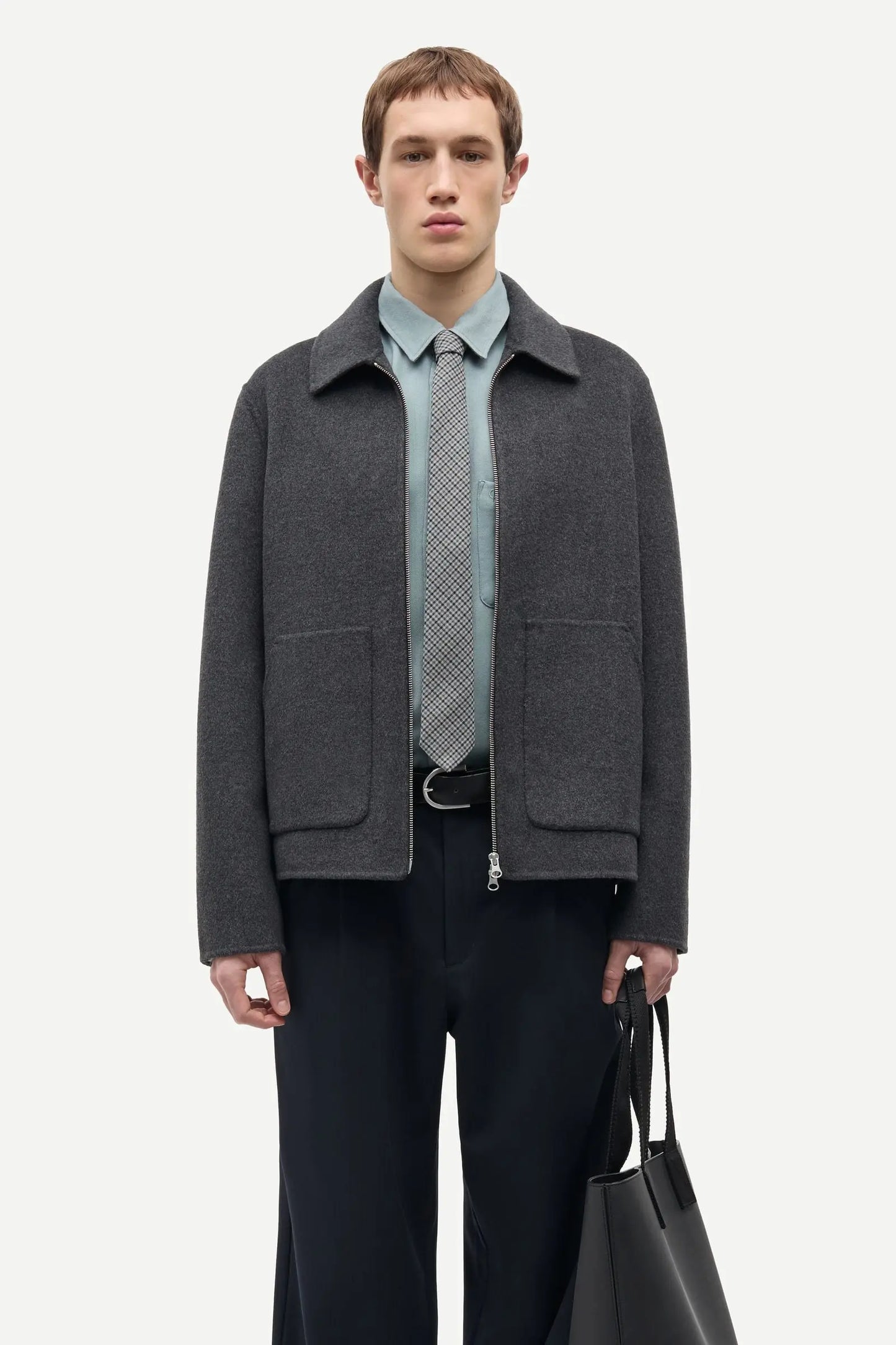 Samsøe Samsøe - Sapaulo Jacket, Dark Grey Melange