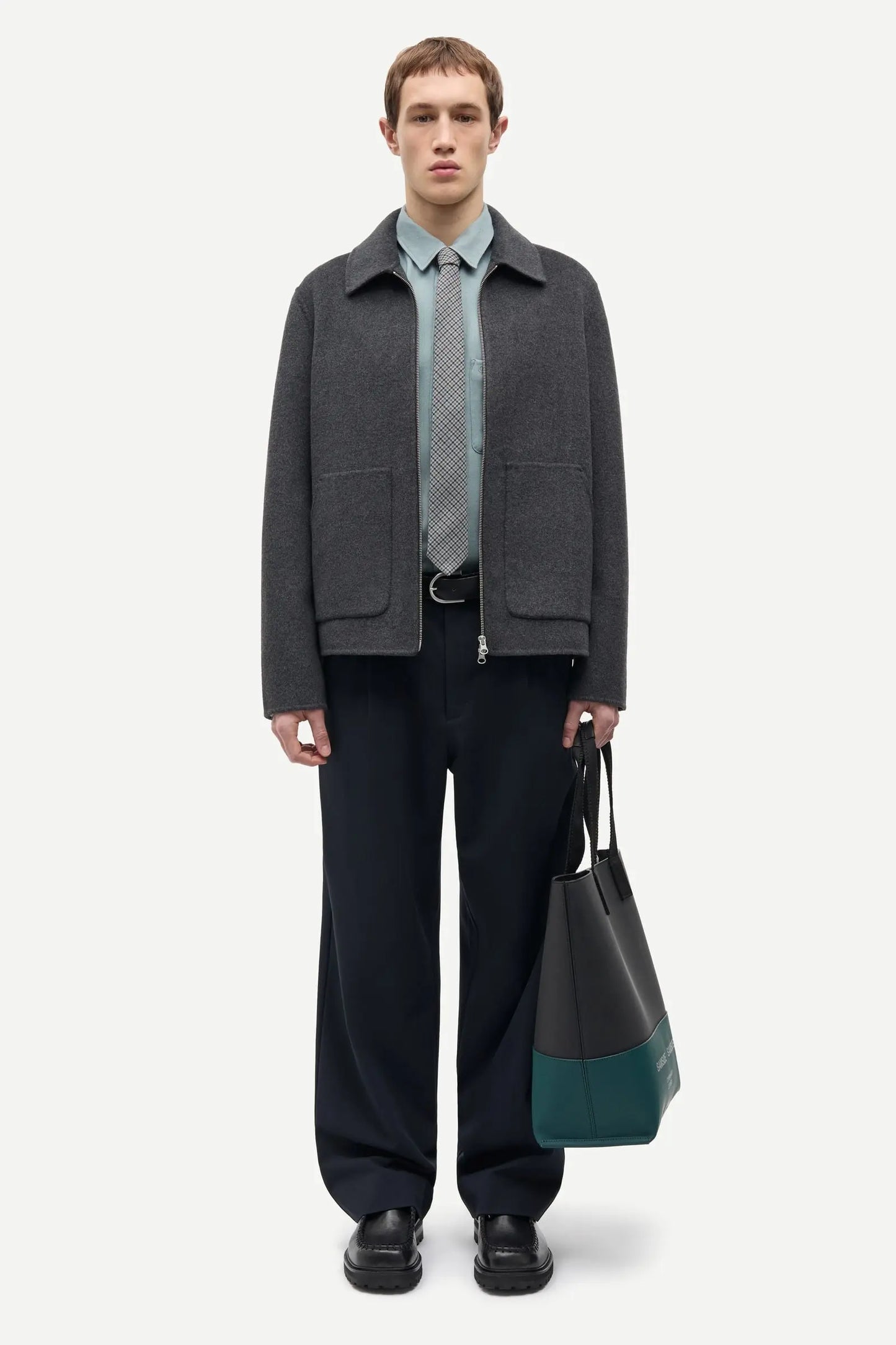 Samsøe Samsøe - Sapaulo Jacket, Dark Grey Melange
