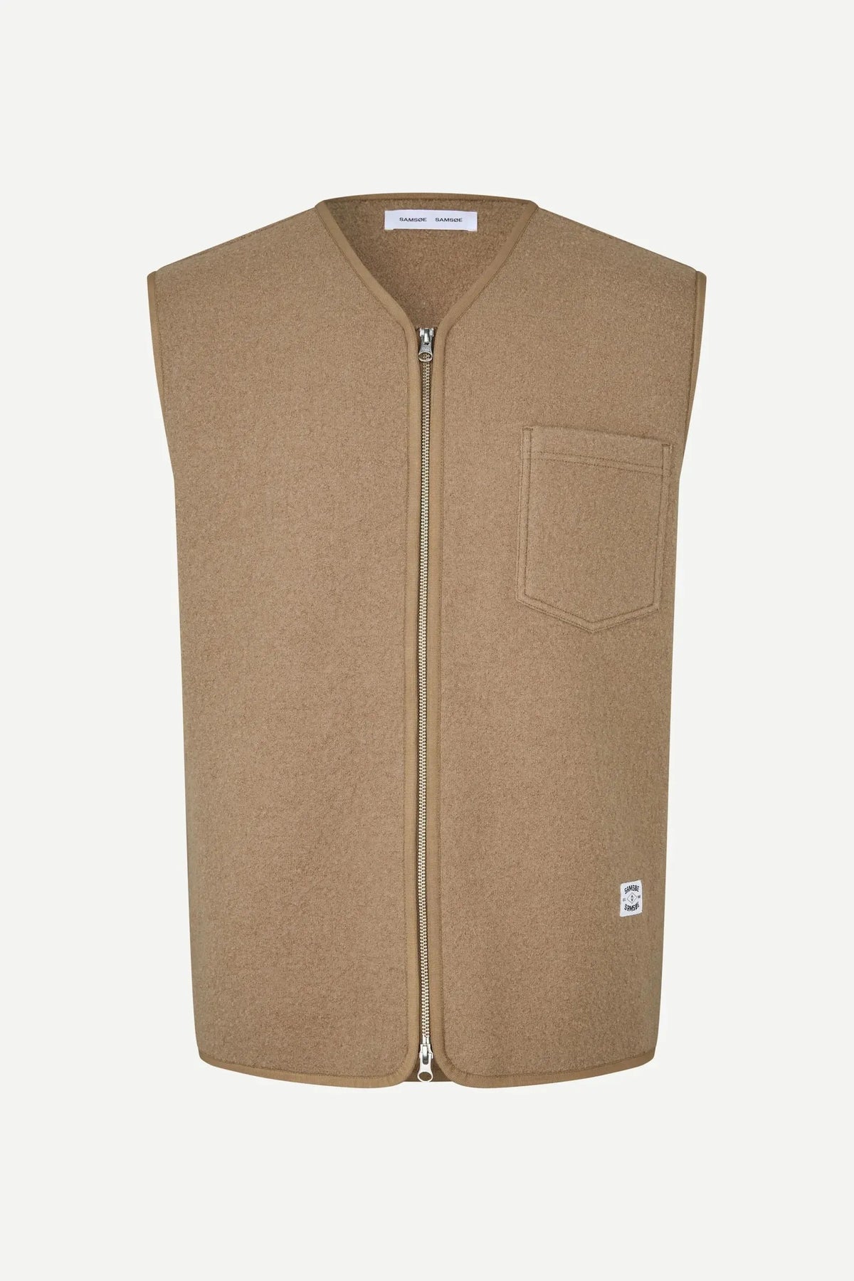 Samsøe Samsøe - Sahannes Vest, Lead Grey
