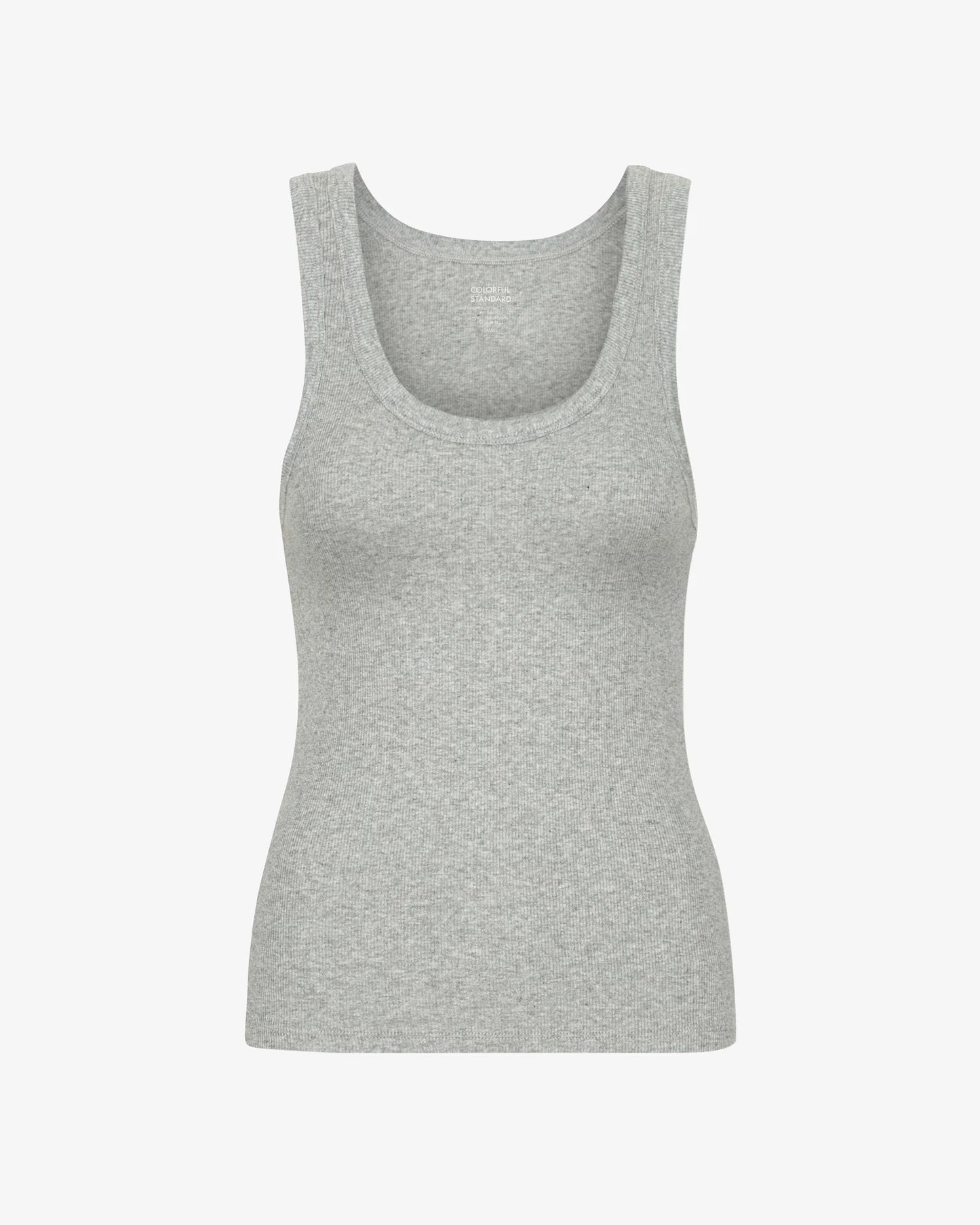 Colourful Standard - Organic Rib Tank Top, Heather Grey
