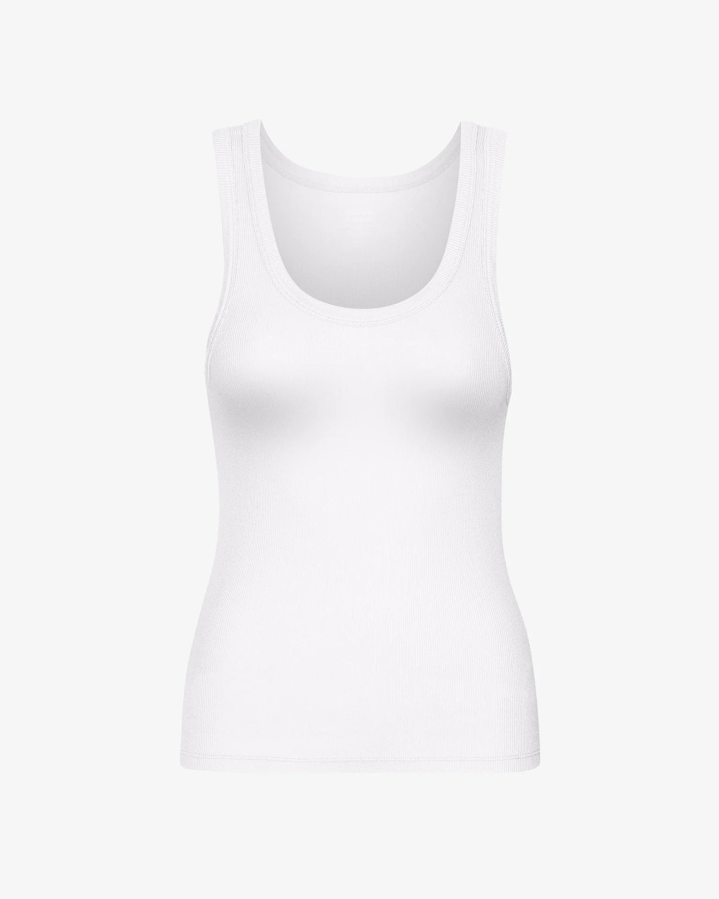 Colourful Standard - Organic Rib Tank Top, Optical White