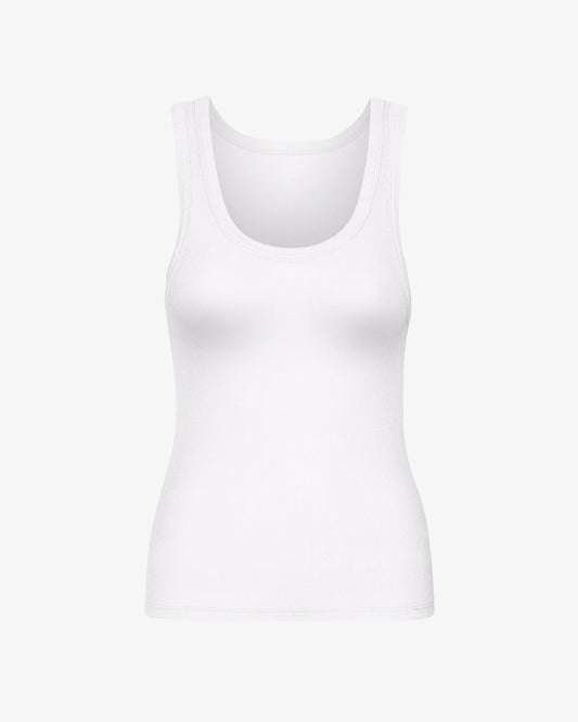 Colourful Standard - Organic Rib Tank Top, Optical White