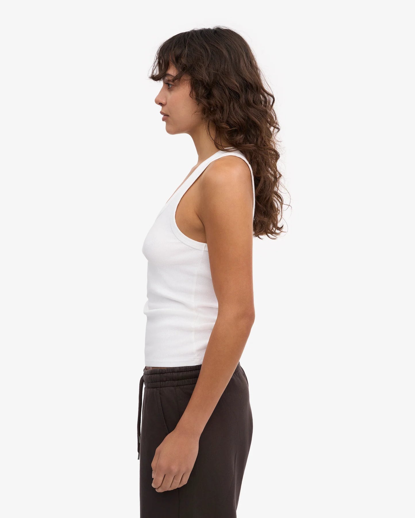 Colourful Standard - Organic Rib Tank Top, Optical White