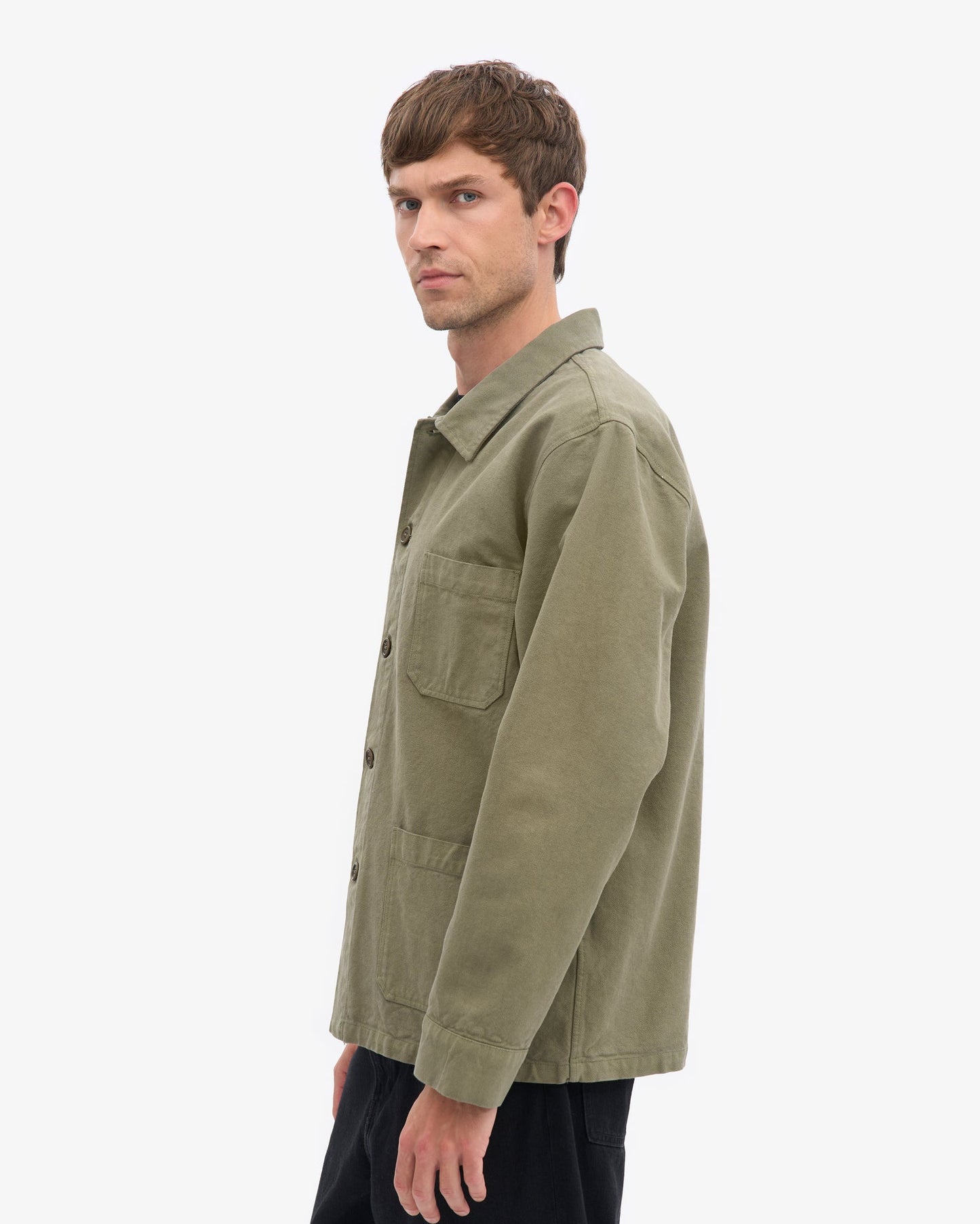 Colourful Standard - Organic Workwear Jacket, Dusty Olive