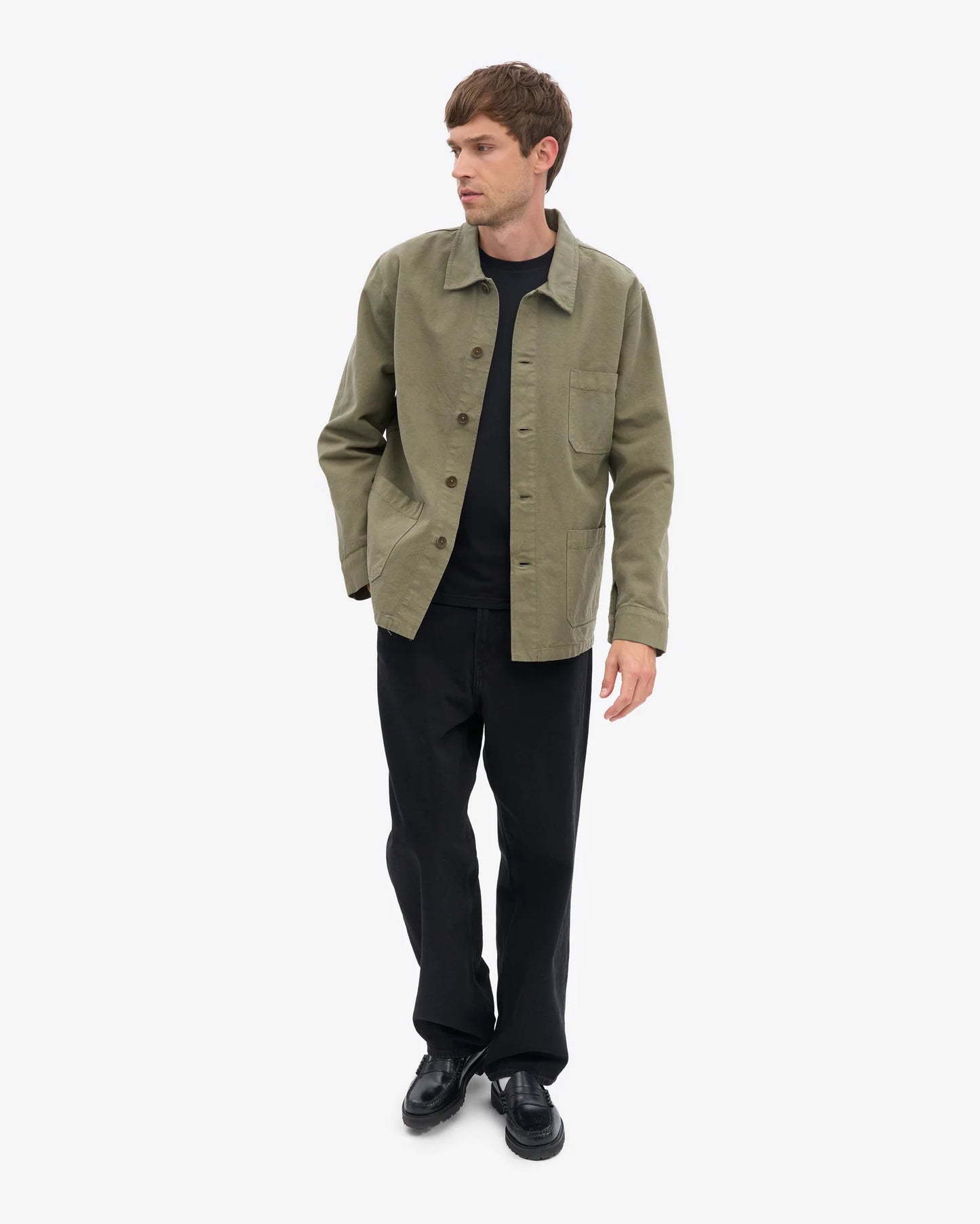 Colourful Standard - Organic Workwear Jacket, Dusty Olive