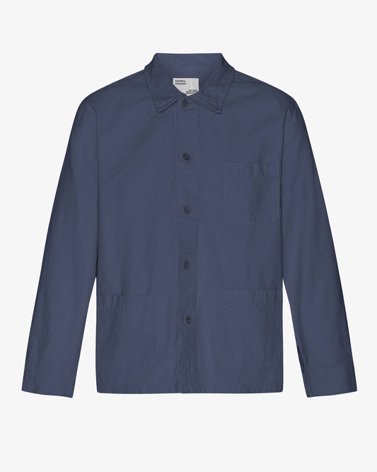 Colourful Standard - Organic Workwear Jacket, Petrol Blue