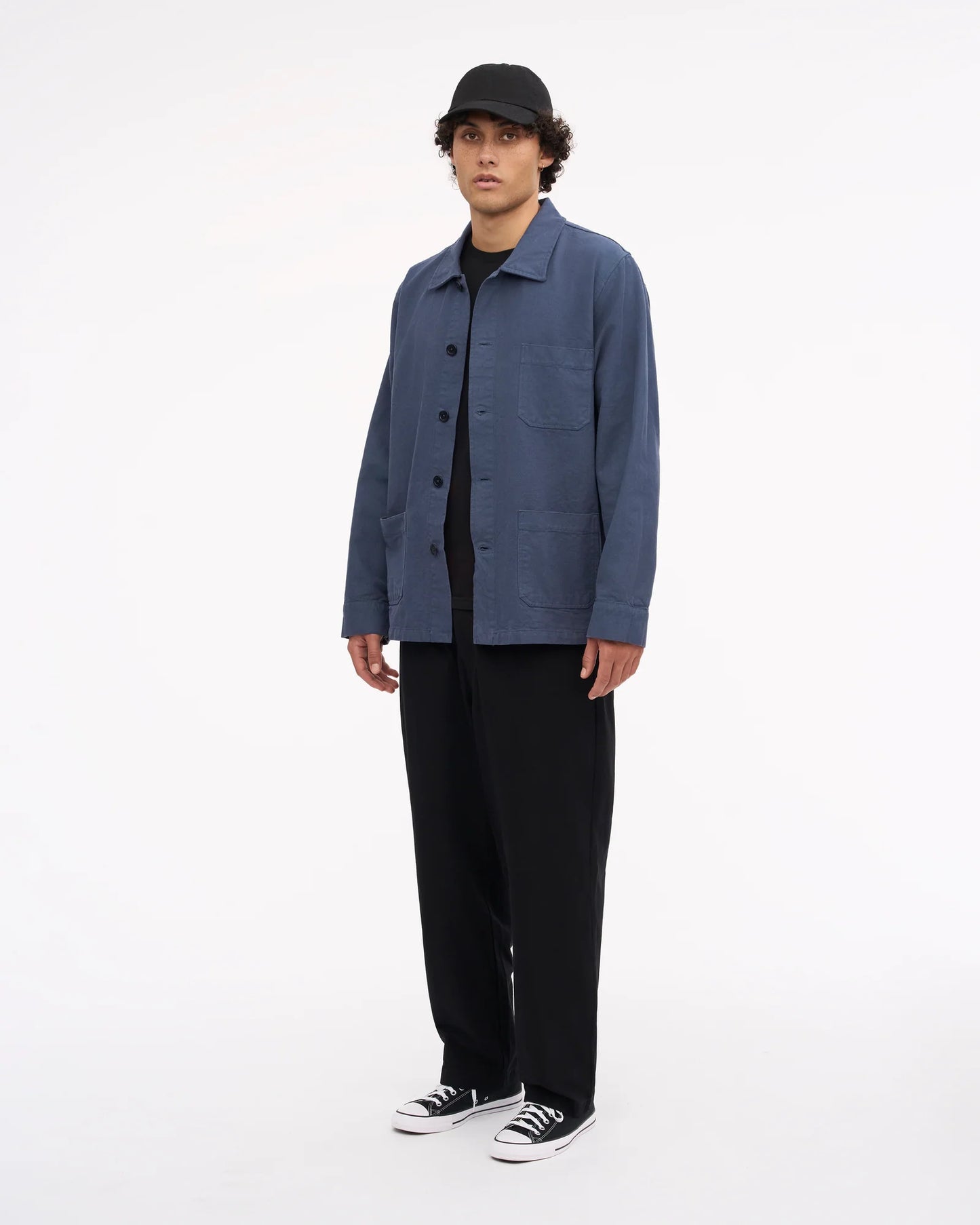 Colourful Standard - Organic Workwear Jacket, Petrol Blue