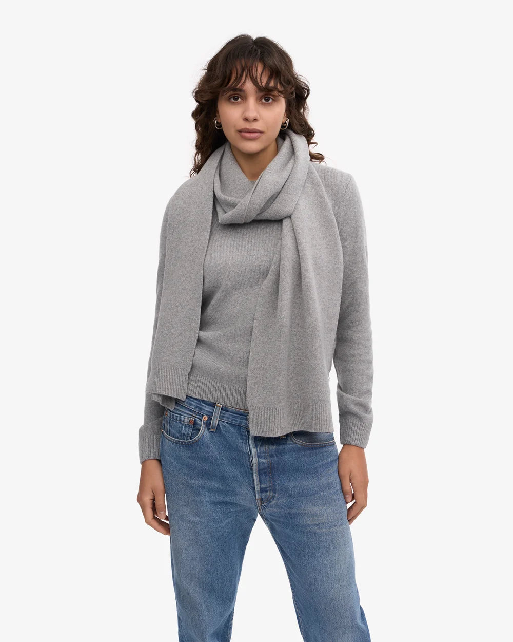 Colourful Standard - Merino Wool Scarf, Heather Grey