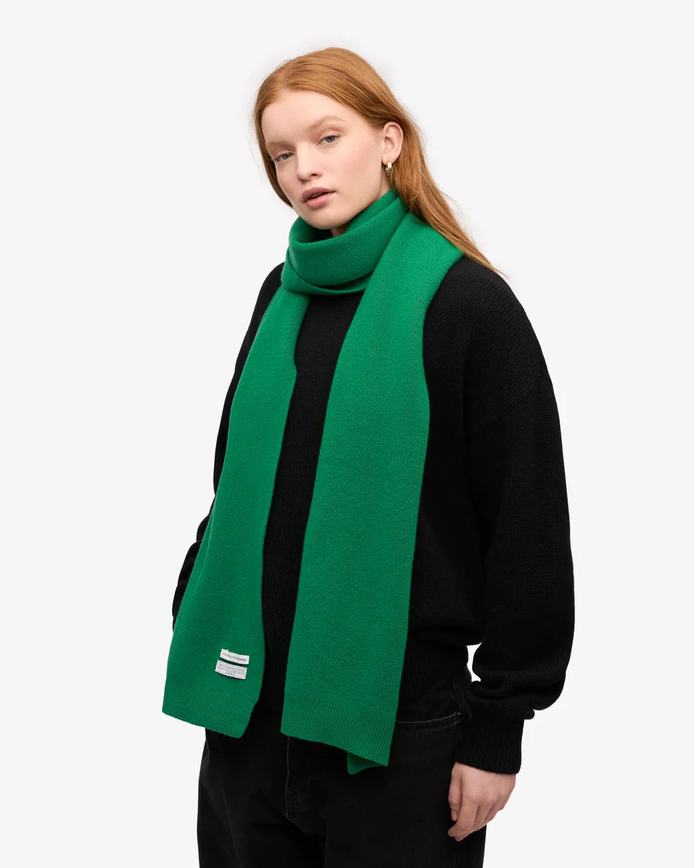 Colourful Standard - Merino Wool Scarf, Kelly Green