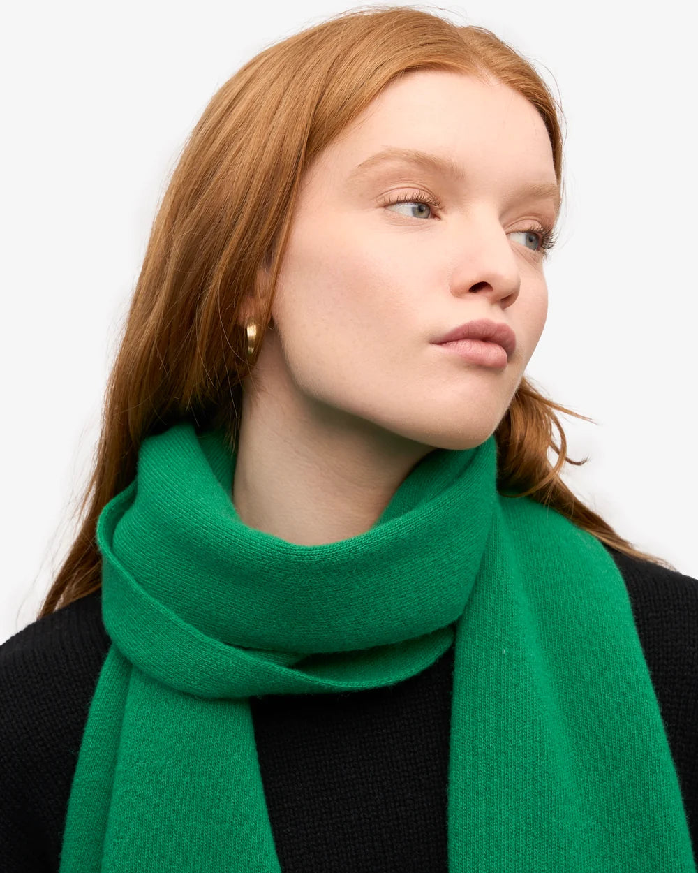 Colourful Standard - Merino Wool Scarf, Kelly Green