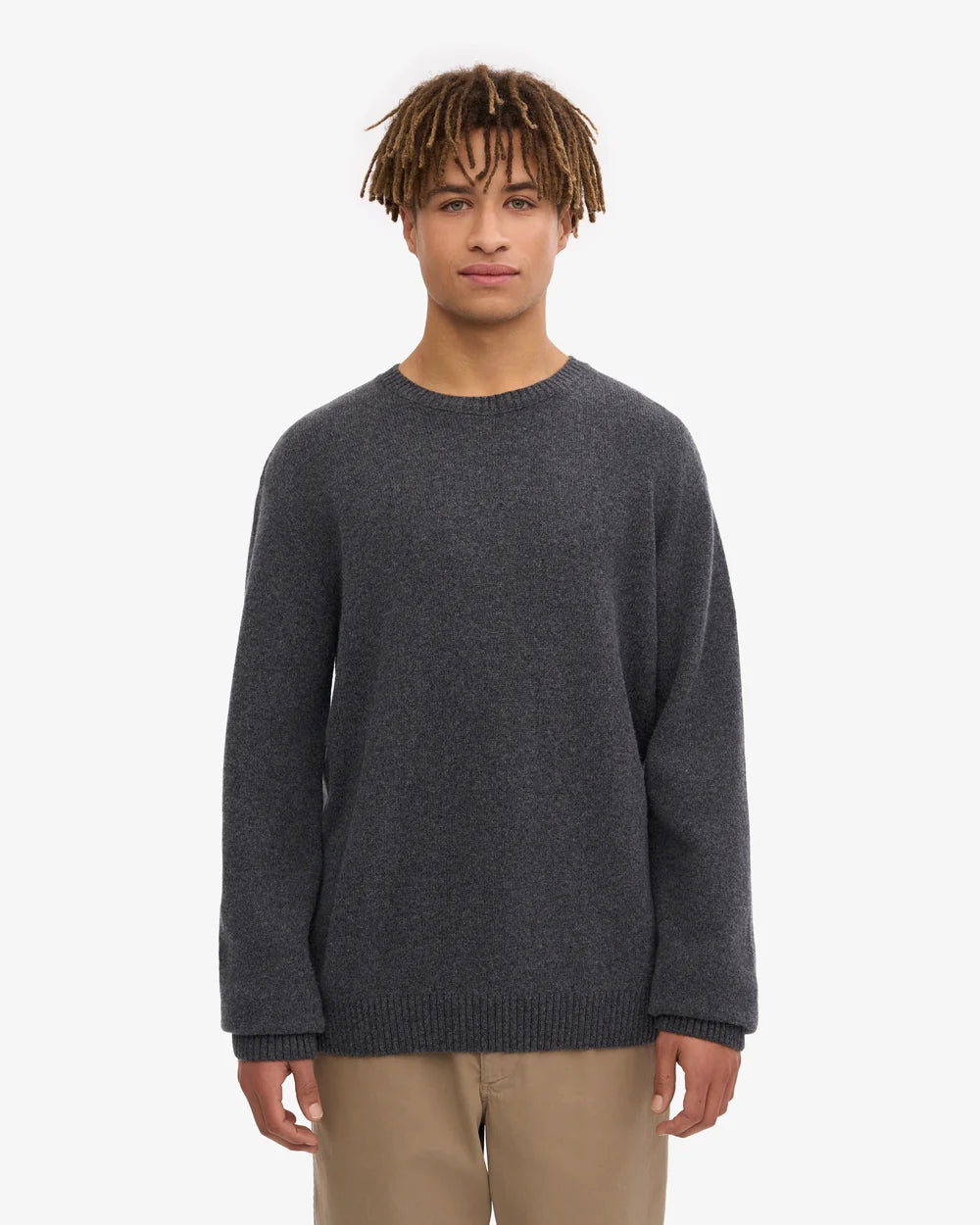 Colourful Standard - Classic Merino Wool Crew, Lava Grey