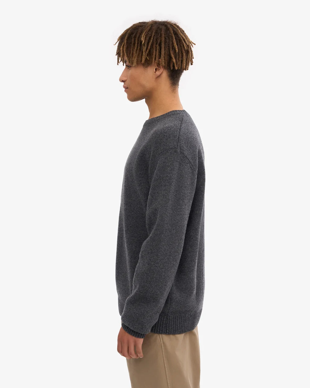 Colourful Standard - Classic Merino Wool Crew, Lava Grey