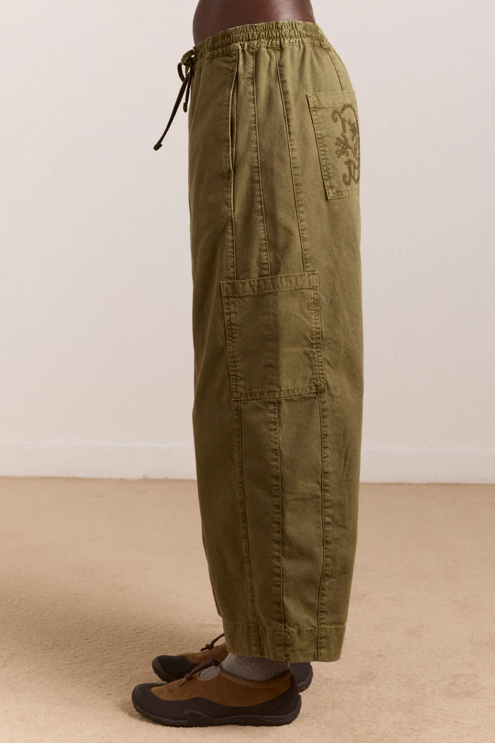 Damson Madder - Felix Twill Trouser, Olive