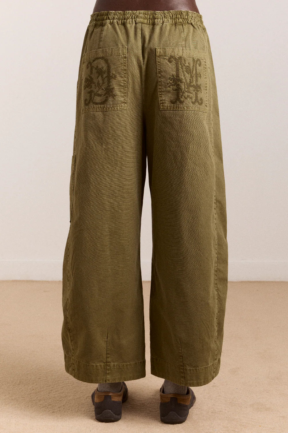 Damson Madder - Felix Twill Trouser, Olive