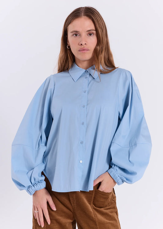 NORR - Otilia LS Shirt, Blue