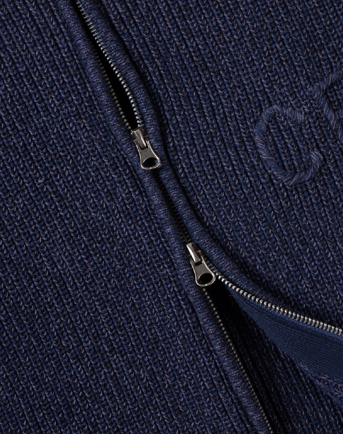 Candice - Wolfe Zip Knit, Navy