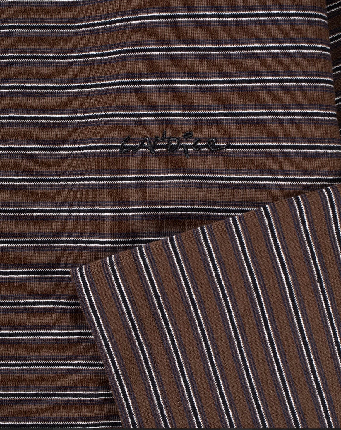Candice - Kerfard Striped LS Tee, Brown