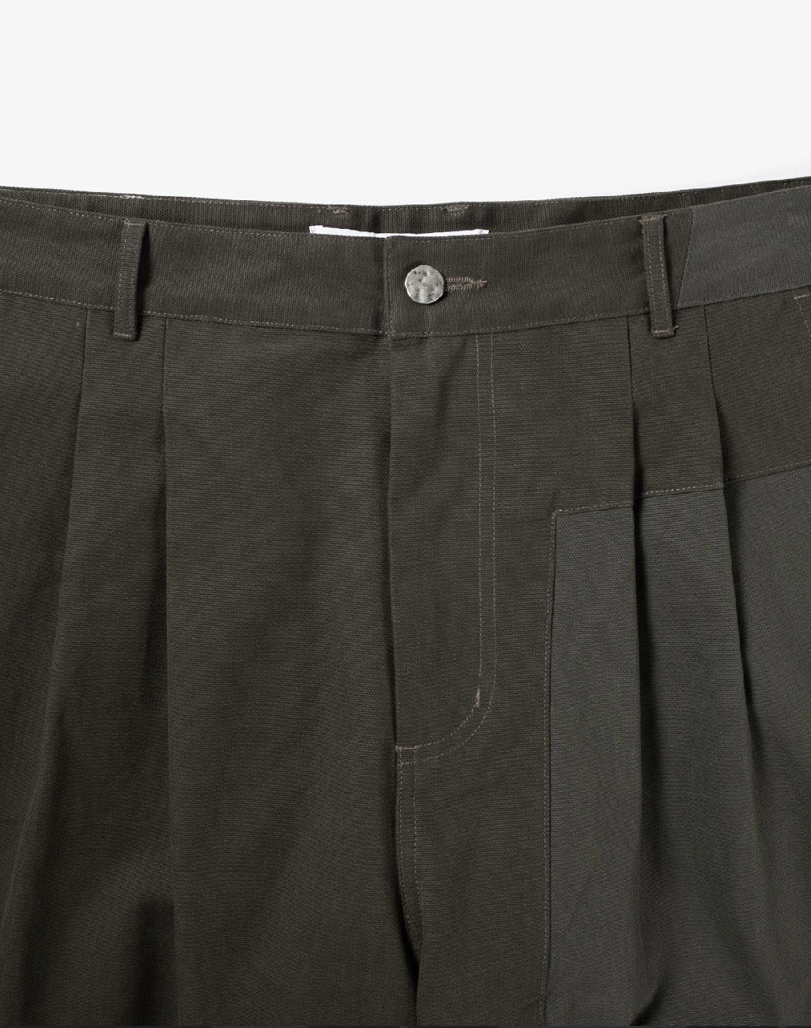 Candice - Panel Pants, Moss
