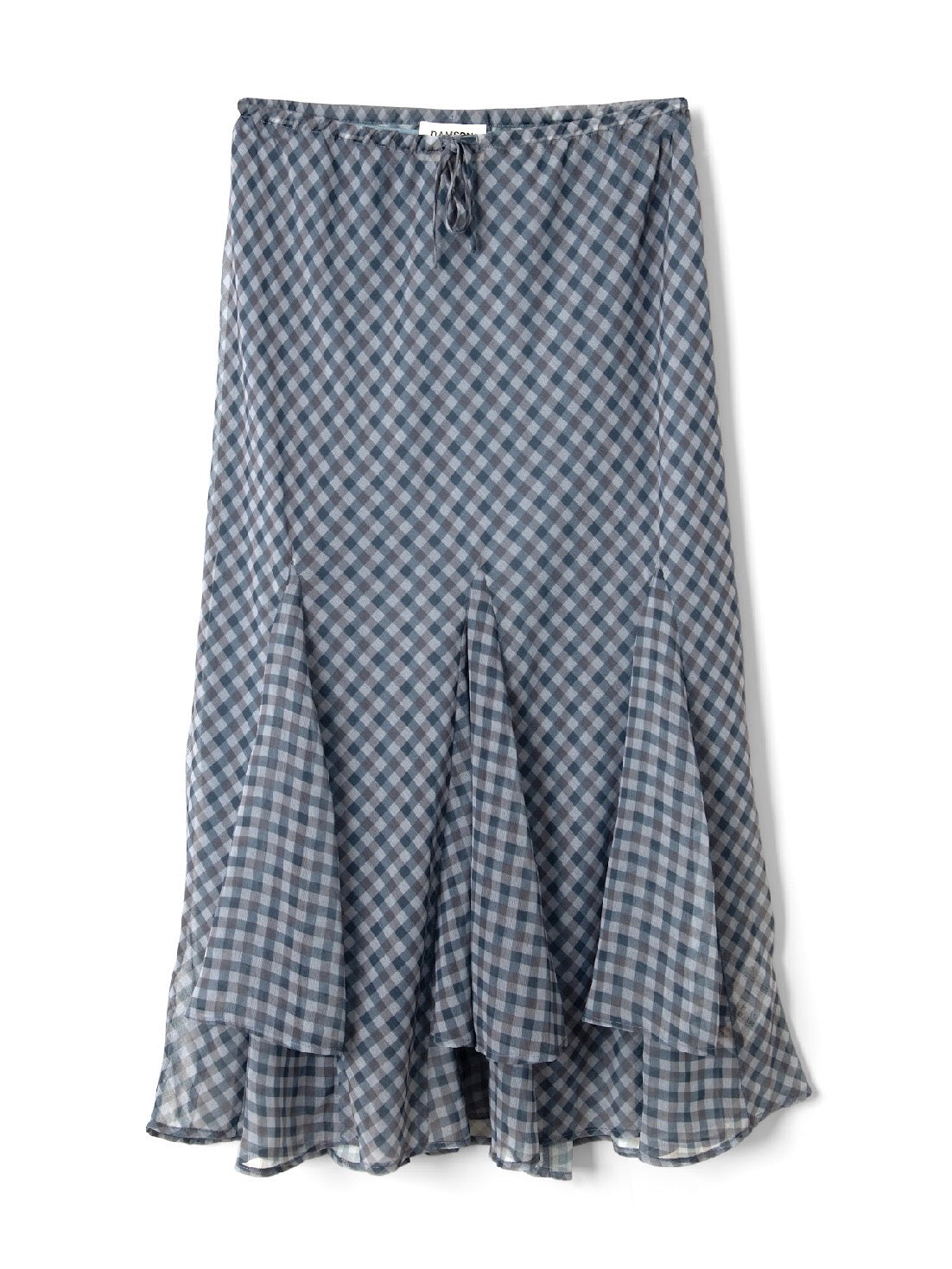 Damson Madder - Rida Skirt, Sheer Willow Gingham