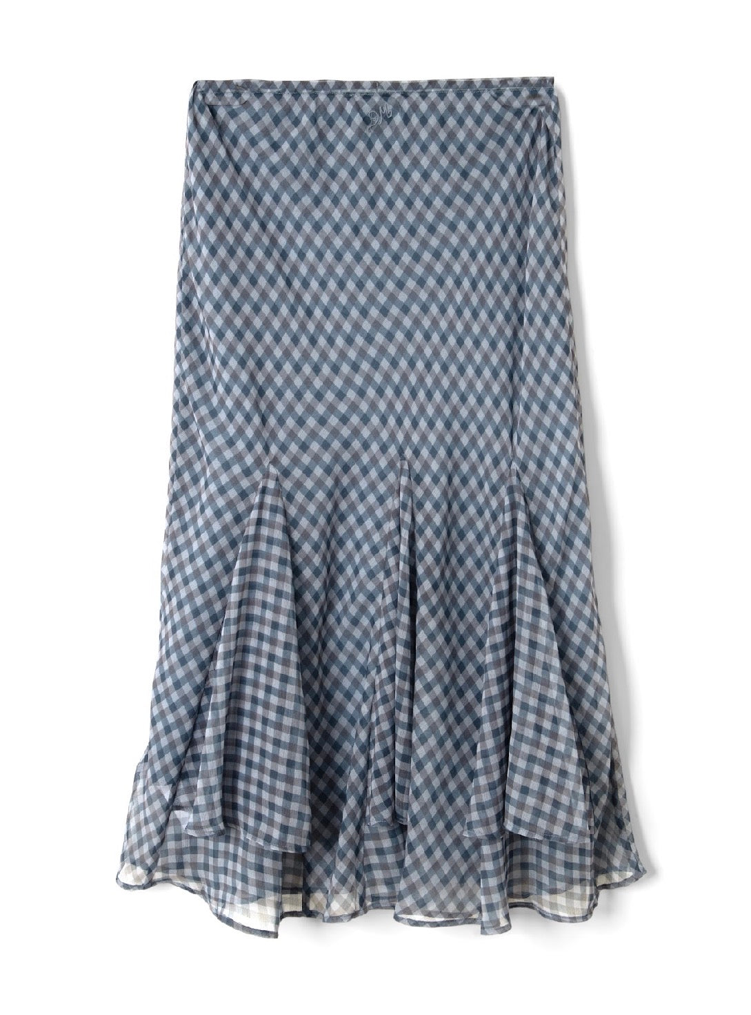 Damson Madder - Rida Skirt, Sheer Willow Gingham