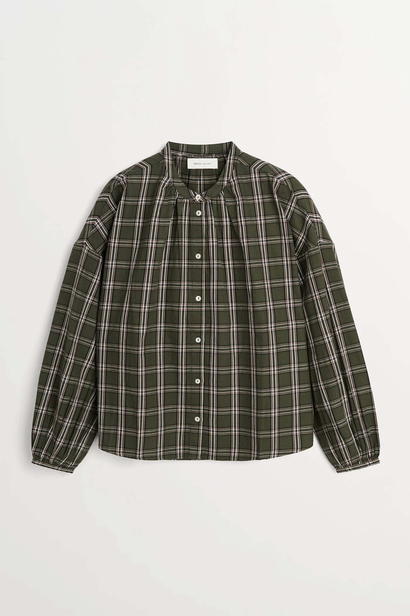 Skall Studio - Cilla Shirt, Green/White Check