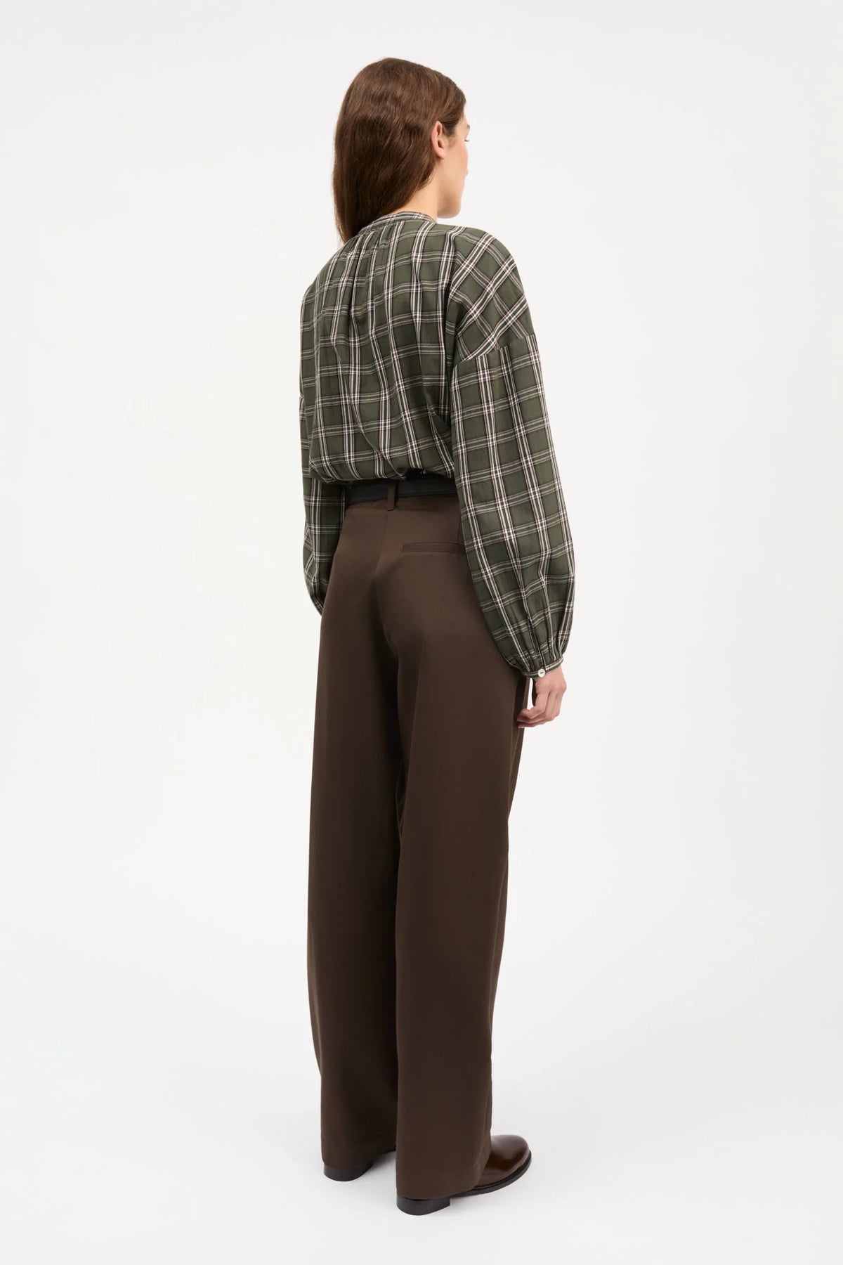 Skall Studio - Cilla Shirt, Green/White Check